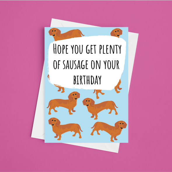 Plenty Of Sausage - A5 Greeting Card (Blank)