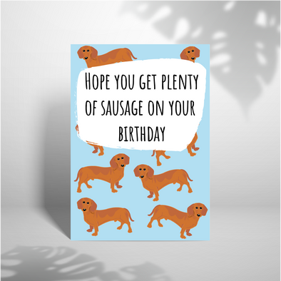 Plenty Of Sausage -Greeting Card (Wholesale)