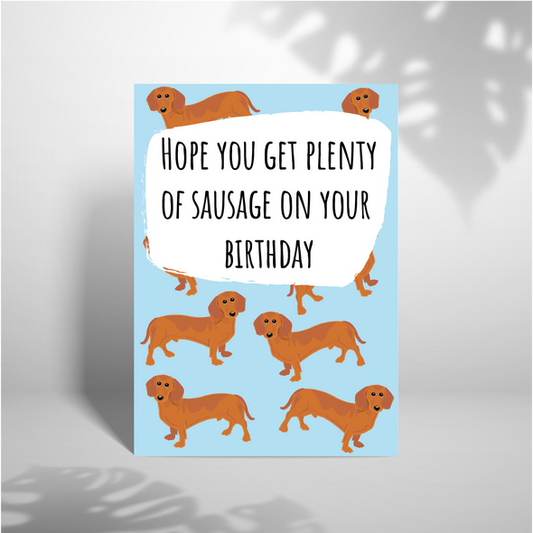 Plenty Of Sausage -Greeting Card (Wholesale)