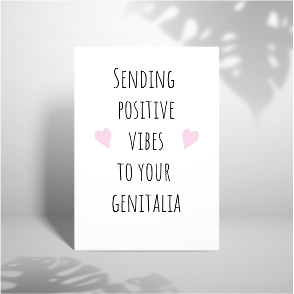 Positive Vibes - A5 Greeting Card