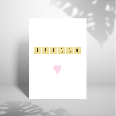 Preggo - A5 Greeting Card (Blank)