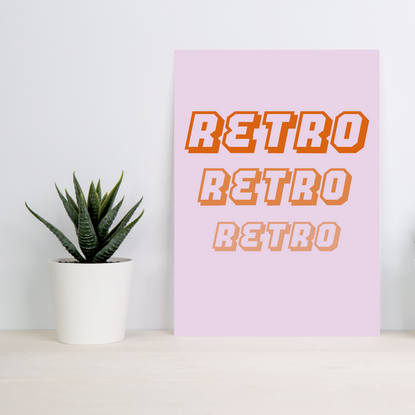 Retro Retro Retro Print