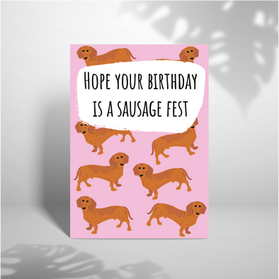Sausage Fest -Greeting Card (Wholesale)