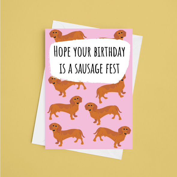 Sausage Fest - A5 Greeting Card