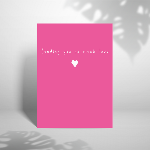 Sending so much love -Greeting Card (Wholesale)