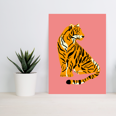 Tiger Pink Print