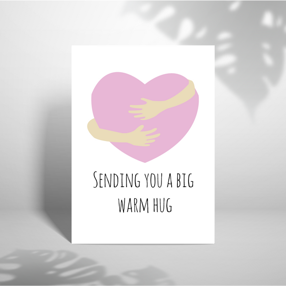 Big Warm Hug - A5 Greeting Card (Blank)