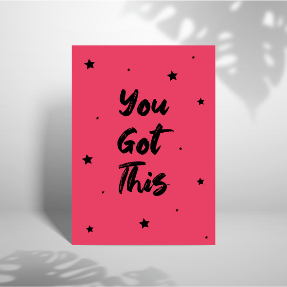 You Got This - A5 Greeting Card (Blank)